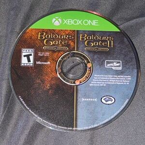 Microsoft Xbox One Baldur’s Gate 1 & 2 Video Game Rated T For Teen Used Pre Own.